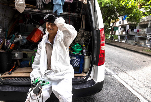 Pekerja Hong Kong Didera Panas Menyengat, Seperti Bekerja di Dalam Sauna