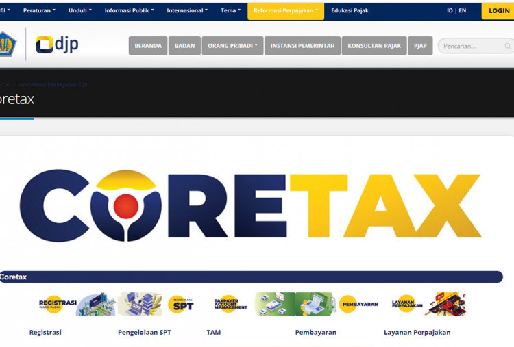 Wajib Pajak Sudah Bisa Login ke Coretax DJP, Persiapkan Sebelum Implementasi 2025