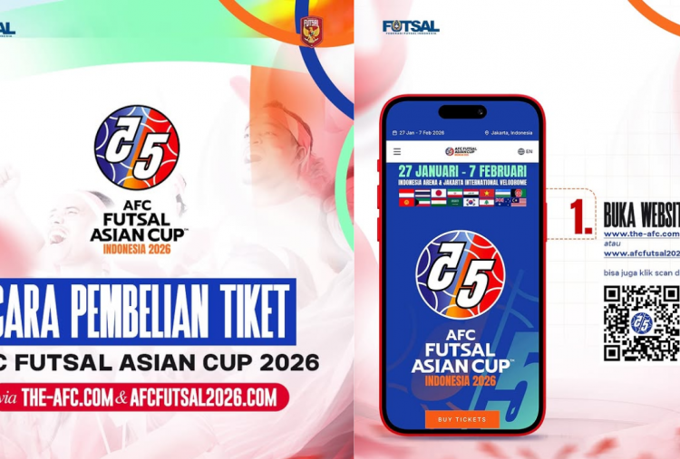 Link dan Cara Beli Tiket Piala Asia 2026 Nonton Timnas Futsal Indonesia, Klik afcfutsal2026.com