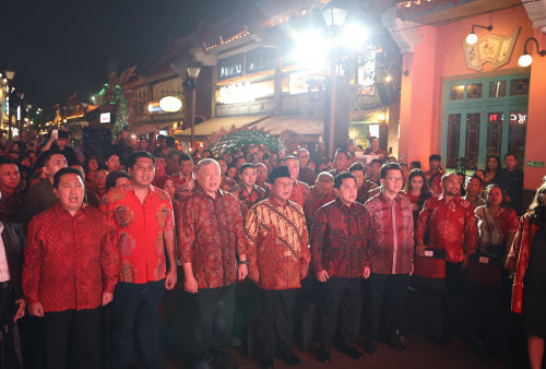 Hadir di Perayaan Imlek Kadin, Prabowo Janji akan Lindungi Semua Agama dan Etnis