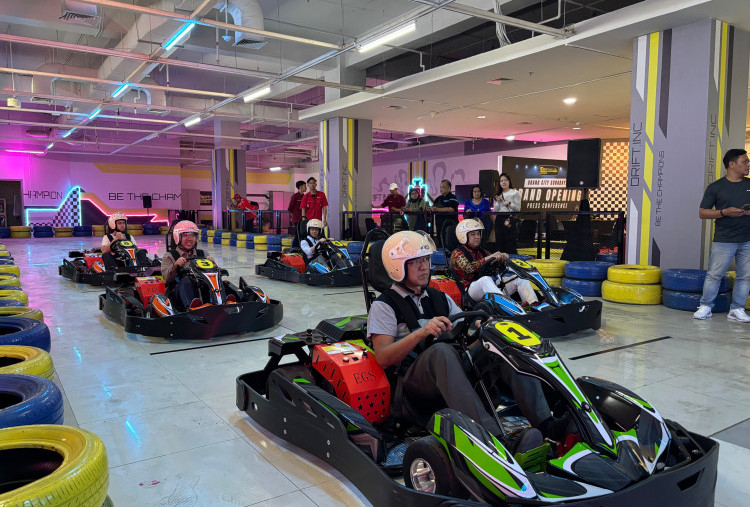 Drift.inc Grand City Mall, Sensasi Balapan Gokart di Tengah Kota Surabaya