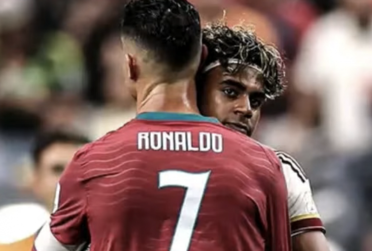 Momen Haru Cristiano Ronaldo dan Yamal Usai Portugal Tersingkir, Pelukan Jadi Simbol Pergantian Generasi