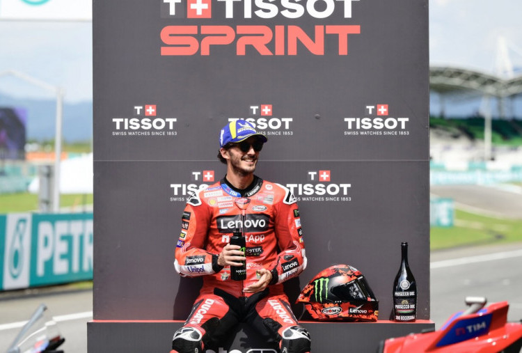 MotoGP Malaysia 2025: Pecco Bagnaia Juara Sprint Race, Alex Marquez Kunci Gelar Runner-Up