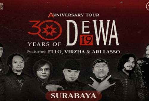 Ari Lasso Ajak Arek Suroboyo Nonton Konser 30 Tahun Dewa 19 di Surabaya, Catat Tanggalnya!