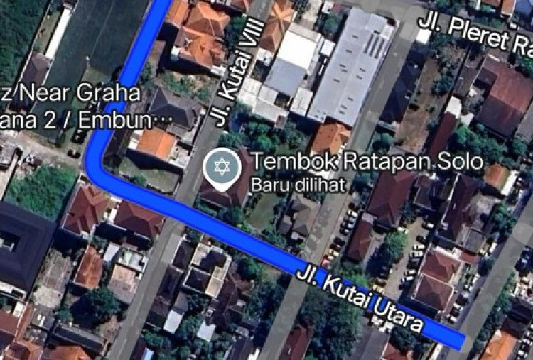 Heboh! Rumah Jokowi Mendadak Muncul Label 'Tembok Ratapan Solo' di Google Maps