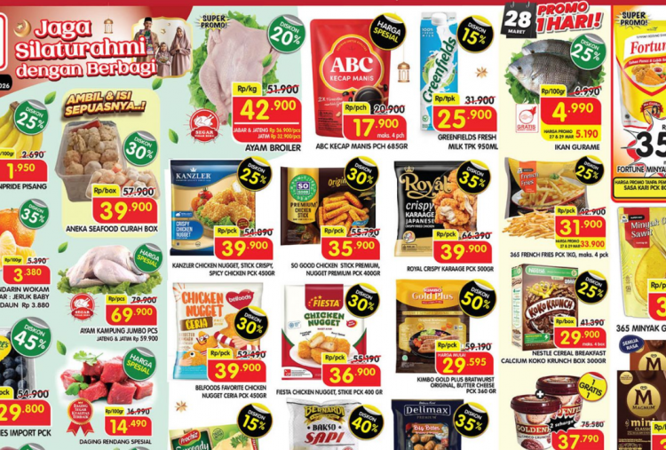 Promo JSM Superindo Terbaru Minggu Ini 27-29 Maret 2026, Minyak Goreng 2L Mulai Rp34 Ribuan