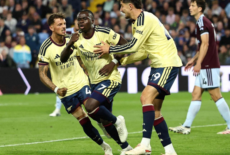 Aston Villa vs Arsenal 0-1, Gol Bukayo Saka Lanjutkan Tren Positif The Gunners