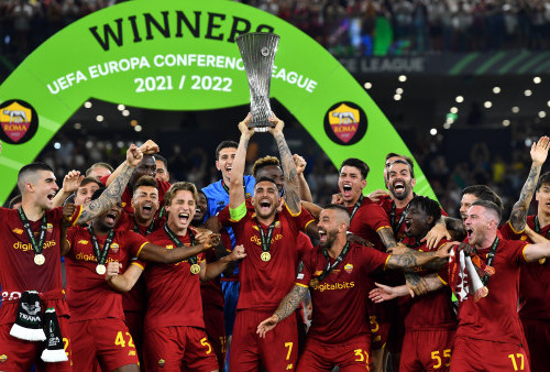 Hasil Final UEFA Europa Conference League 2022: Roma Juara Usai Taklukan Feyenoord 1-0