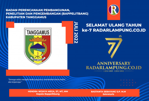 BAPPELITBANG Kabupaten Tanggamus Mengucapkan Selamat Ulang Tahun ke-7 Radarlampung.co.id