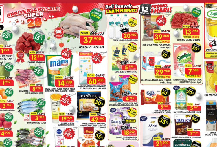 Katalog Promo Superindo Minggu Ini 11-14 Agustus 2025 Terbaru, Sania Minyak Goreng Rp33 Ribuan