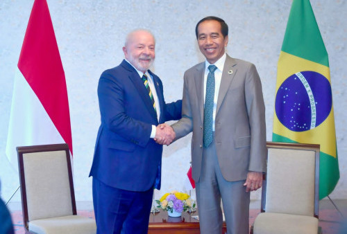 Pertemuan Indonesia-Brasil di KTT G7, Bahas Kerjasama Sektor Perhutanan dan Peternakan