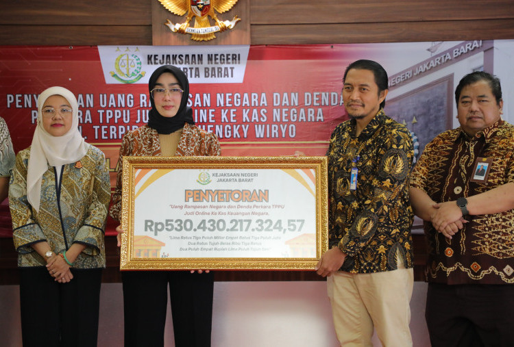 Uang Rp530 Miliar Hasil Judi Online Disetor ke Kas Negara