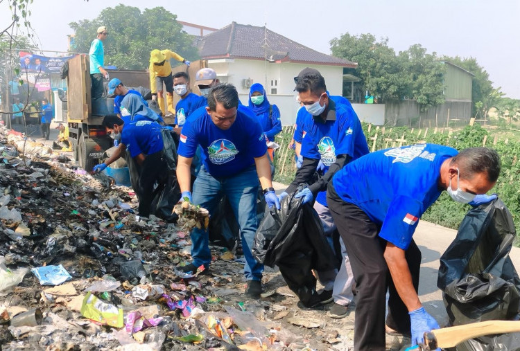 386,5 Ton Sampah Dibersihkan! Gerakan Langit Biru Demokrat Lanjut Pekan Ketujuh