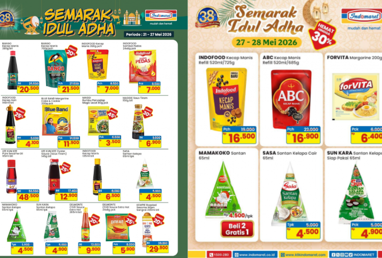 Promo Indomaret Spesial Idul Adha 27-28 Mei 2026, Diskon Sun Kara Santan Kelapa Cuma Rp4 Ribu