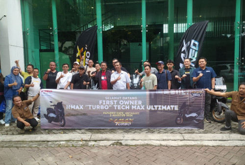 Eksklusif, Yamaha Lepas NMAX 'Turbo' Tech Max Ultimate ke Pemilik Pertama di Jakarta