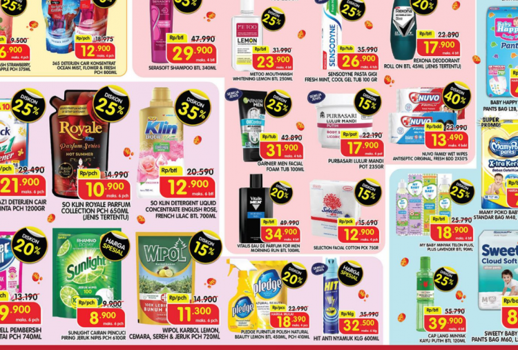 Promo Superindo Hari Ini 10 Mei 2026 Terbaru, So Klin Detergen Rp12 Ribu