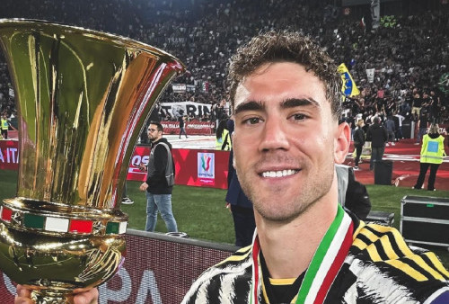Hasil Coppa Italia 2024: Gol Tunggal Dusan Vlahovic Bawa Juventus Rengkuh Satu-satunya Trofi Musim Ini