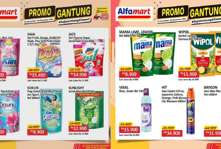 Katalog Promo JSM Alfamart Hari Ini 30 November 2024, Diskon Soklin Pewangi hanya Rp8 Ribuan