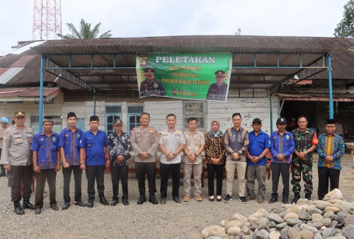 Sudah 3 Polsek Terobosan Kapolres Lahat Bangun Musala