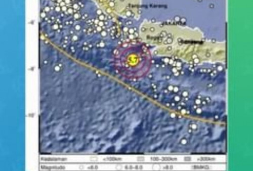 Breaking News: Gempa Magnitudo 5,7 Guncang Banten, BMKG: Tak Berpotensi Tsunami