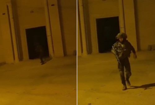 Viral Tentara Zionis Lempar Granat ke dalam Masjid saat Azan Subuh di Tepi Barat