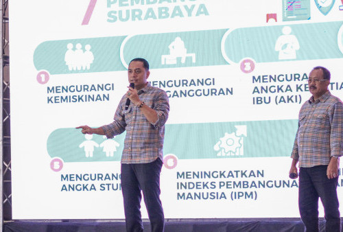 Eri-Armuji Tetap Tegang Meski Tak Punya Lawan di Debat Pilwali Surabaya 2024