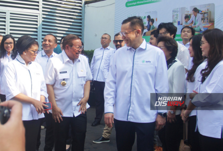 Pramono Hadiri Groundbreaking Skybridge RS Bunda Jakarta