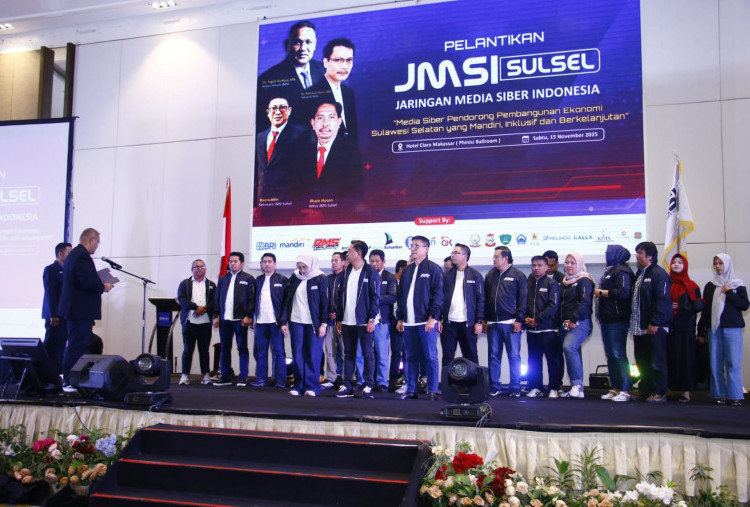  JMSI Sulsel Dilantik, Ilham Husen Siap Perkuat Peran Media Siber di Era Disrupsi