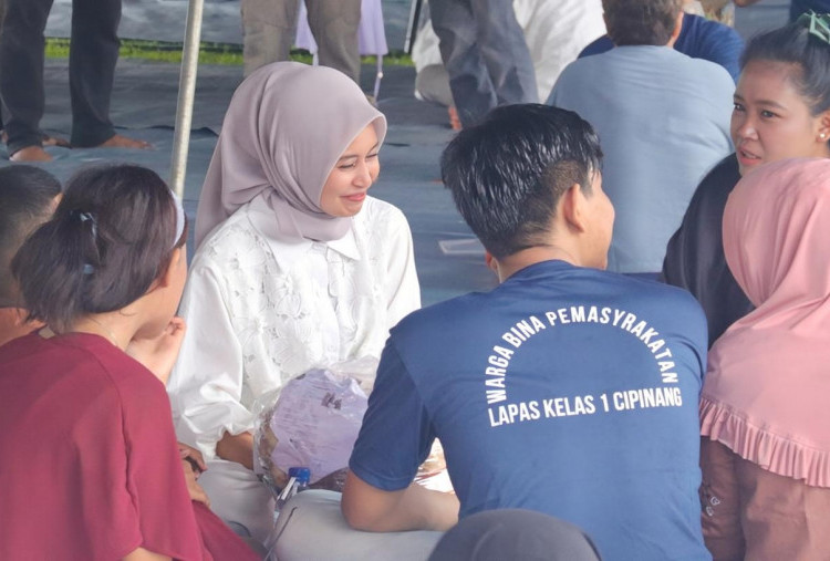 Momen Idul Fitri, Ribuan Keluarga Kunjungi Warga Binaan Lapas Cipinang