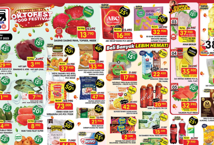 Promo JSM Superindo Terbaru 3-5 Oktober 2025, Minyak Goreng Mulai Rp35 Ribuan