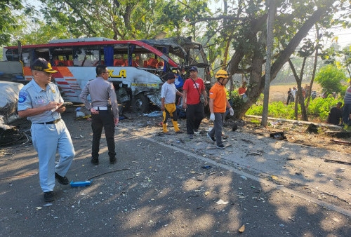 Saat 3 Bus PO Sugeng Rahayu Kecelakaan, Terkuak Ada Kematian dan Kerusakan