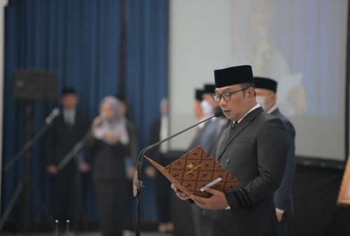 Lantik 27 Pejabat dan 154 Kepala Sekolah, Ridwan Kamil : Jaga Benteng Integritas Saat Digoda Keuangan dan Kewenangan