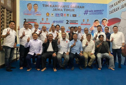 Sebulan Jelang Coblosan, Projo dan TKD Jatim Optimistis Prabowo - Gibran Satu Putaran