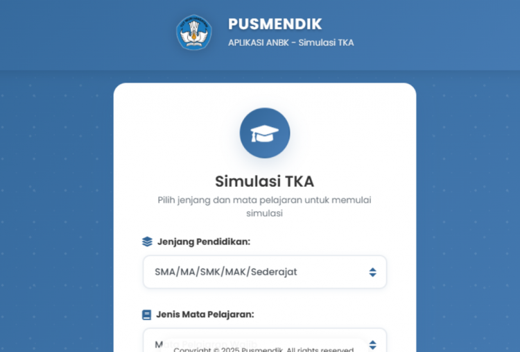Cara Akses Link Simulasi TKA SMA-SMK 2026, Persiapan Siswa Hadapi Ujian 