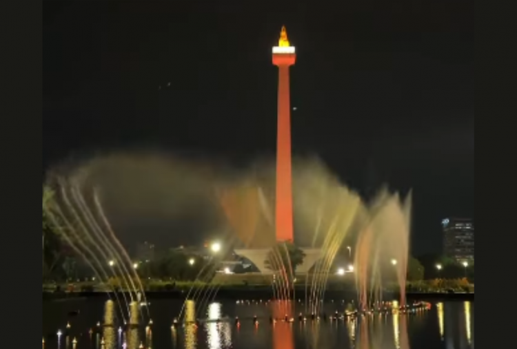 Sambut Libur Akhir Tahun Monas Hadirkan Pertunjukan Air Mancur Menari, Catat Jadwalnya