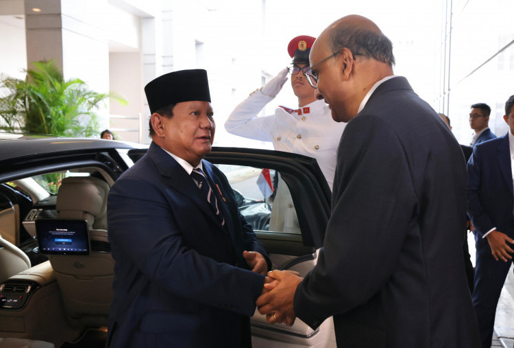 Prabowo Tiba di Singapura, Disambut Presiden Tharman di Parliament House