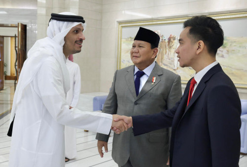 Prabowo-Gibran Kunjungi Istana Negara Qatar, Temui Emir dan Perdana Menteri Bahas Kondisi Gaza