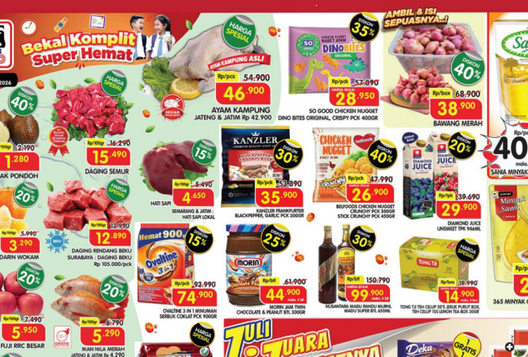 Katalog Promo Superindo Minggu Ini 6-9 Juli 2026, Diskon Udang Pancet Rp15 Ribuan