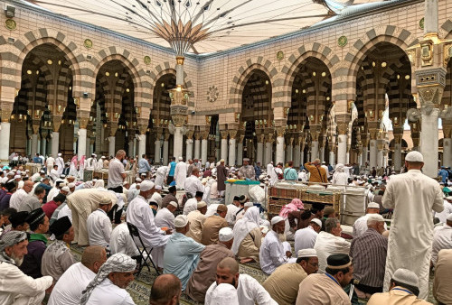 Hampir 40 Ribu Jamaah Haji Indonesia Tiba di Madinah, Dominasi Masjid Nabawi