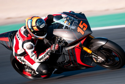 Ducati Gandeng Alex de Angelis Jadi Tes Rider Motor Listrik V21L MotoE
