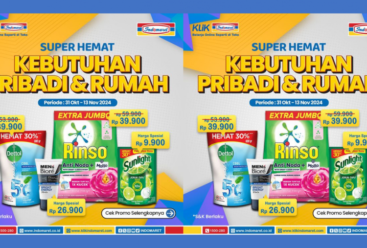 Katalog Promo Indomaret Hari ini 7 November 2024, Belanja Murah Sabun Cuci Piring Cuma Rp9 Ribu