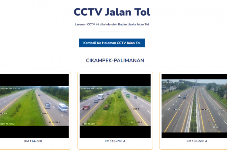 3 Link CCTV dan Cara Pantau Arus Mudik Lebaran 2026 Real Time, Antisipasi Kemacetan dan Rute Alternatif