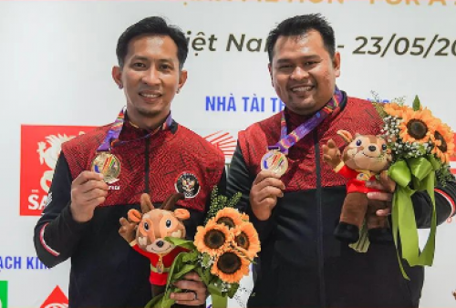 Koleksi Poin Fantastis, Ryan/Hardi Sukses Rebut Medali Emas Boling SEA Games 2021