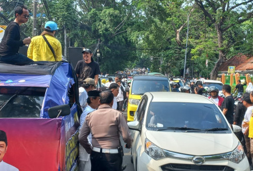 Suasana Kantor KPU Kota Tangerang Jelang Pengambilan Nomor Urut Paslon