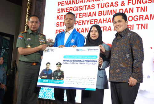 BUMN Beri Dukungan Pendidikan Bagi Putra Putri TNI, Sesuai Arahan Jokowi