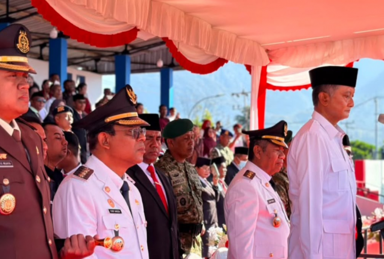 Detik-Detik Gempa M5,8 Guncang Ende NTT saat Upacara HUT RI Dihadiri Menteri PU, Prosesi Sempat Terhenti 