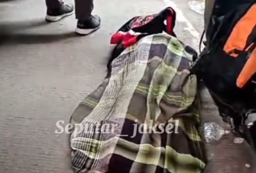 Jasad Pengemudi Ojek Online Tanpa Identitas Tergeletak di Kolong Flyover Tanjung Barat, Polisi: Meninggal Karena Sakit