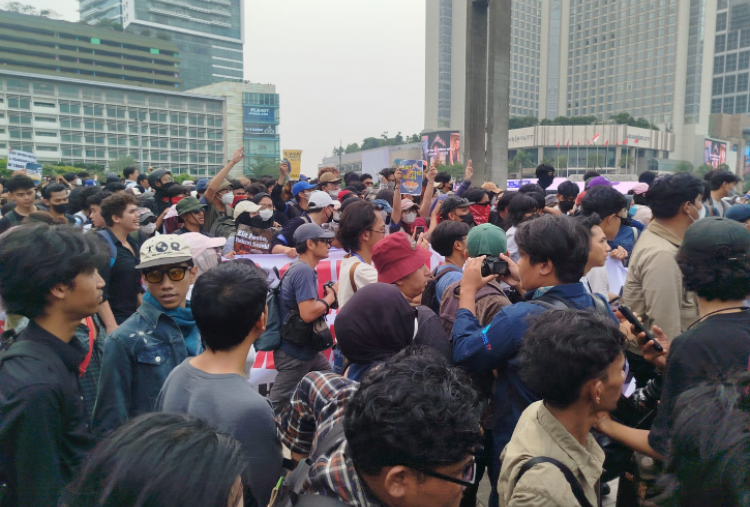 Sikap Polisi Tangani Demo 28 Oktober di Bundaran HI Dinilai Mampu Jaga Situasi Tetap Kondusif
