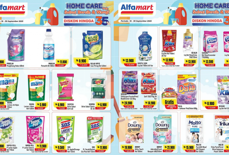 Promo Alfamart Terbaru Minggu Ini 23-28 September 2025, Molto Pewangi Cuma Rp3 Ribuan