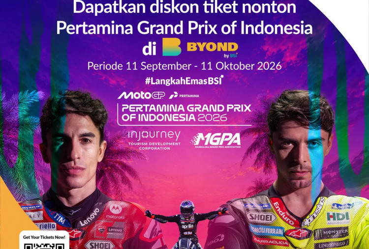 BYOND by BSI Hadirkan Promo Tiket MotoGP Mandalika, Diskon hingga Rp375 Ribu